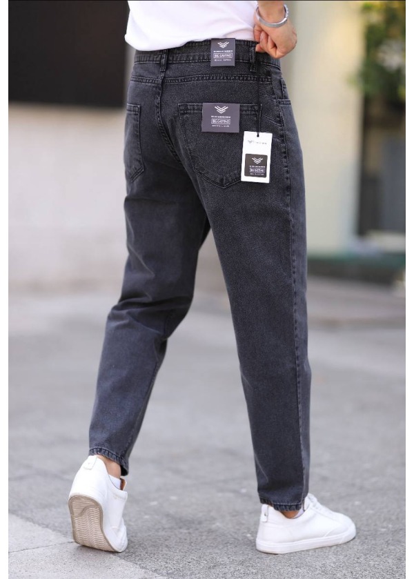 5'li Seri Dar Kot Pantolon - Koyu Gri - 5012