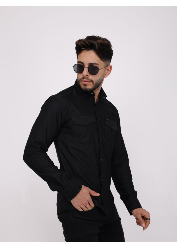 4'lü Regular Fit Cepli Gömlek - Beyaz - 2042