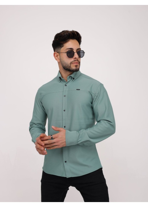 4'lü Regular Fit Gömlek - Turkuaz - 2042